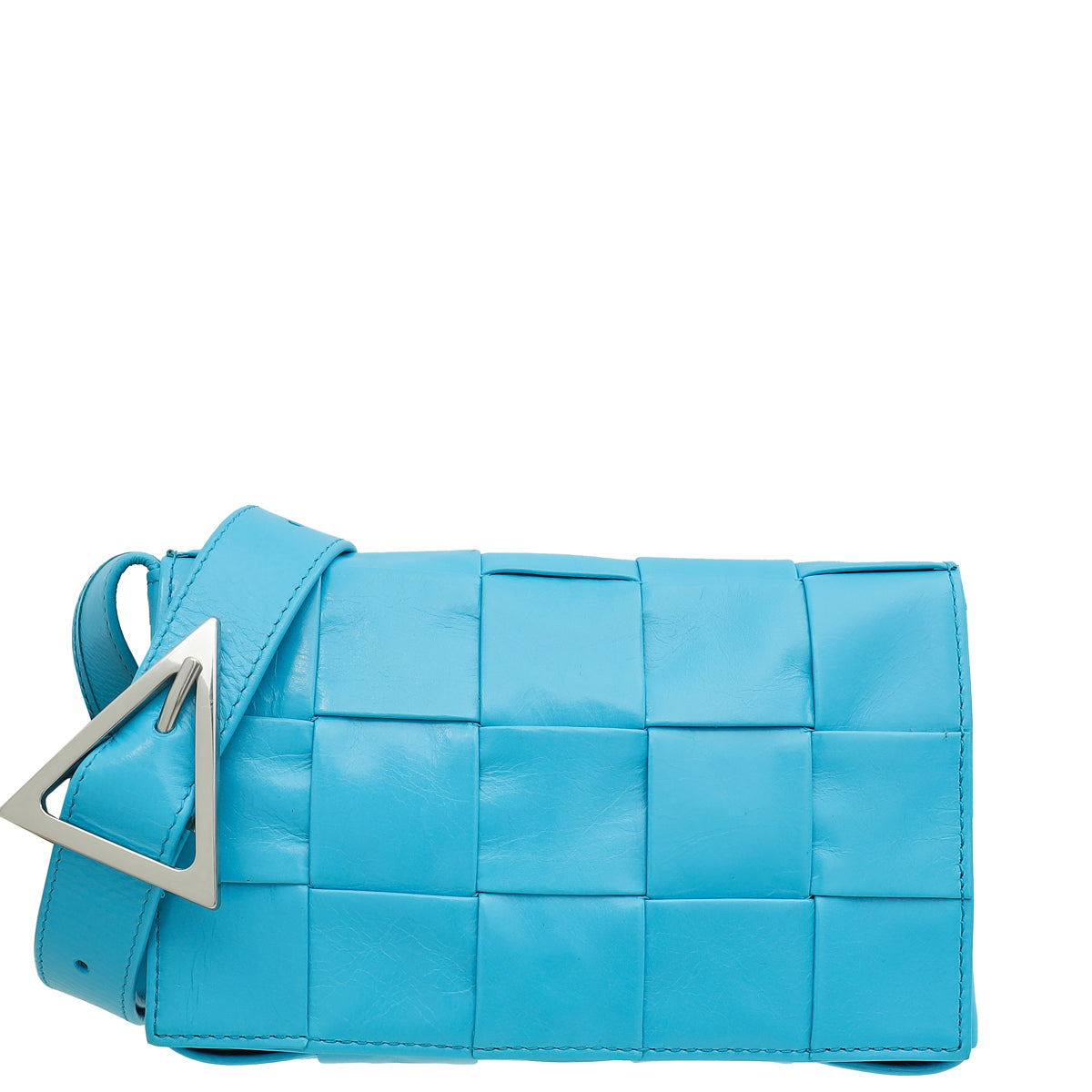 Bottega Veneta Pool Paper Intreccio Cassette Small Crossbody Bag-Bottega Veneta-THE CLOSET