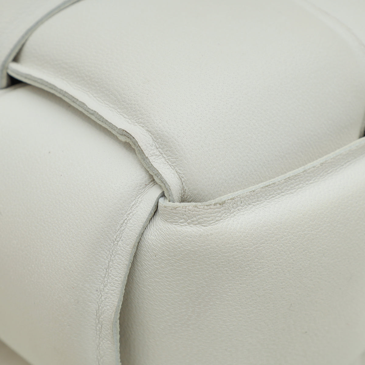 Bottega Veneta Chalk Padded Cassette Medium Bag-Bottega Veneta-THE CLOSET