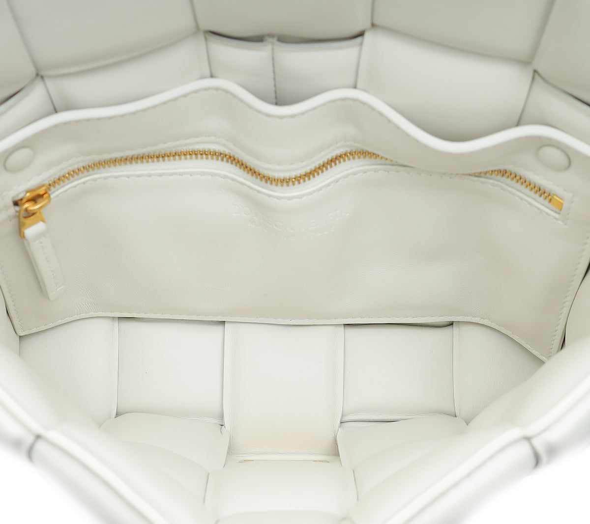 Bottega Veneta Chalk Padded Cassette Medium Bag-Bottega Veneta-THE CLOSET