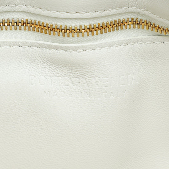 Bottega Veneta Chalk Padded Cassette Medium Bag-Bottega Veneta-THE CLOSET