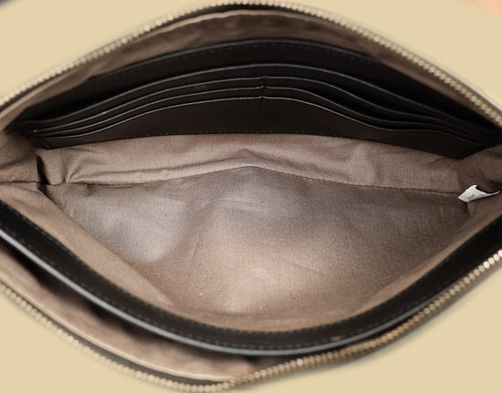 Bottega Veneta Black Intrecciato Pouch-Bottega Veneta-THE CLOSET