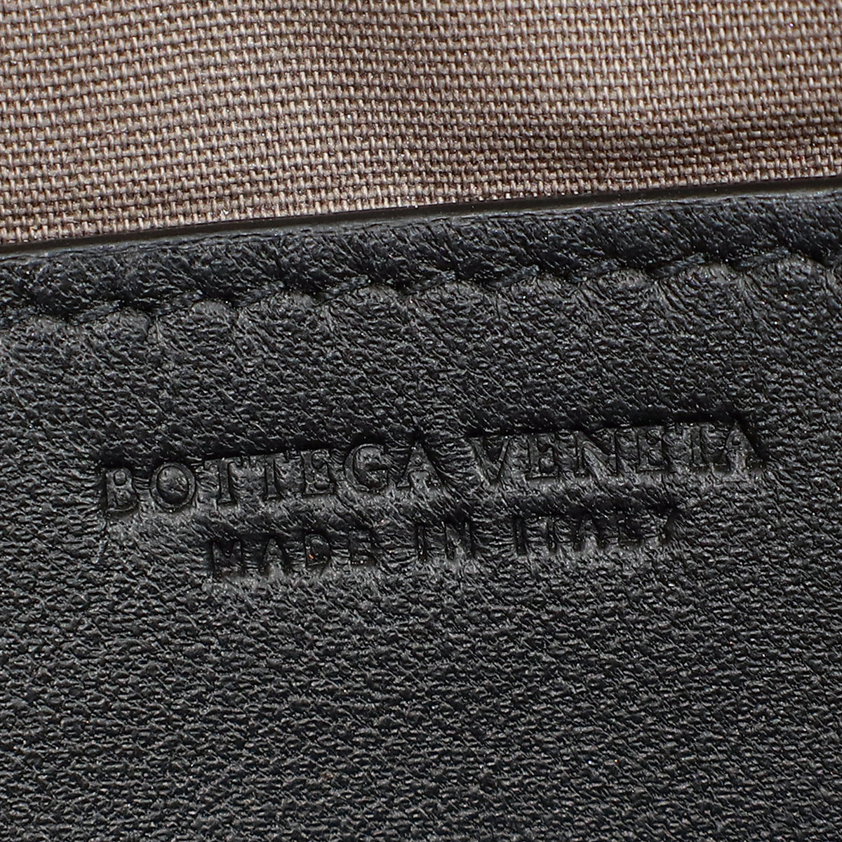 Bottega Veneta Black Intrecciato Pouch-Bottega Veneta-THE CLOSET
