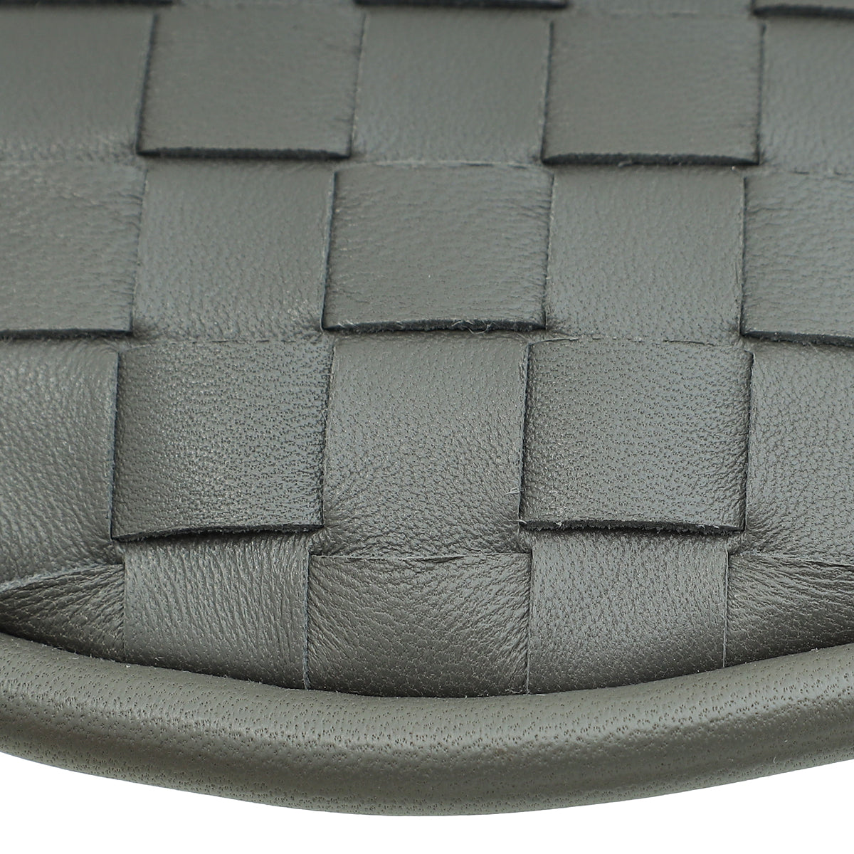 Bottega Veneta Dark Grey Intrecciato Gemelli Bag