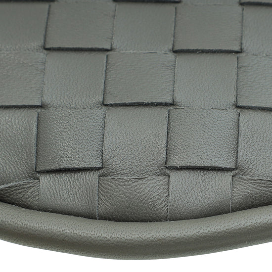 Load image into Gallery viewer, Bottega Veneta Dark Grey Intrecciato Gemelli Bag
