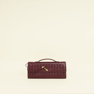 Bottega Veneta Barolo Intrecciato Andiamo Clutch