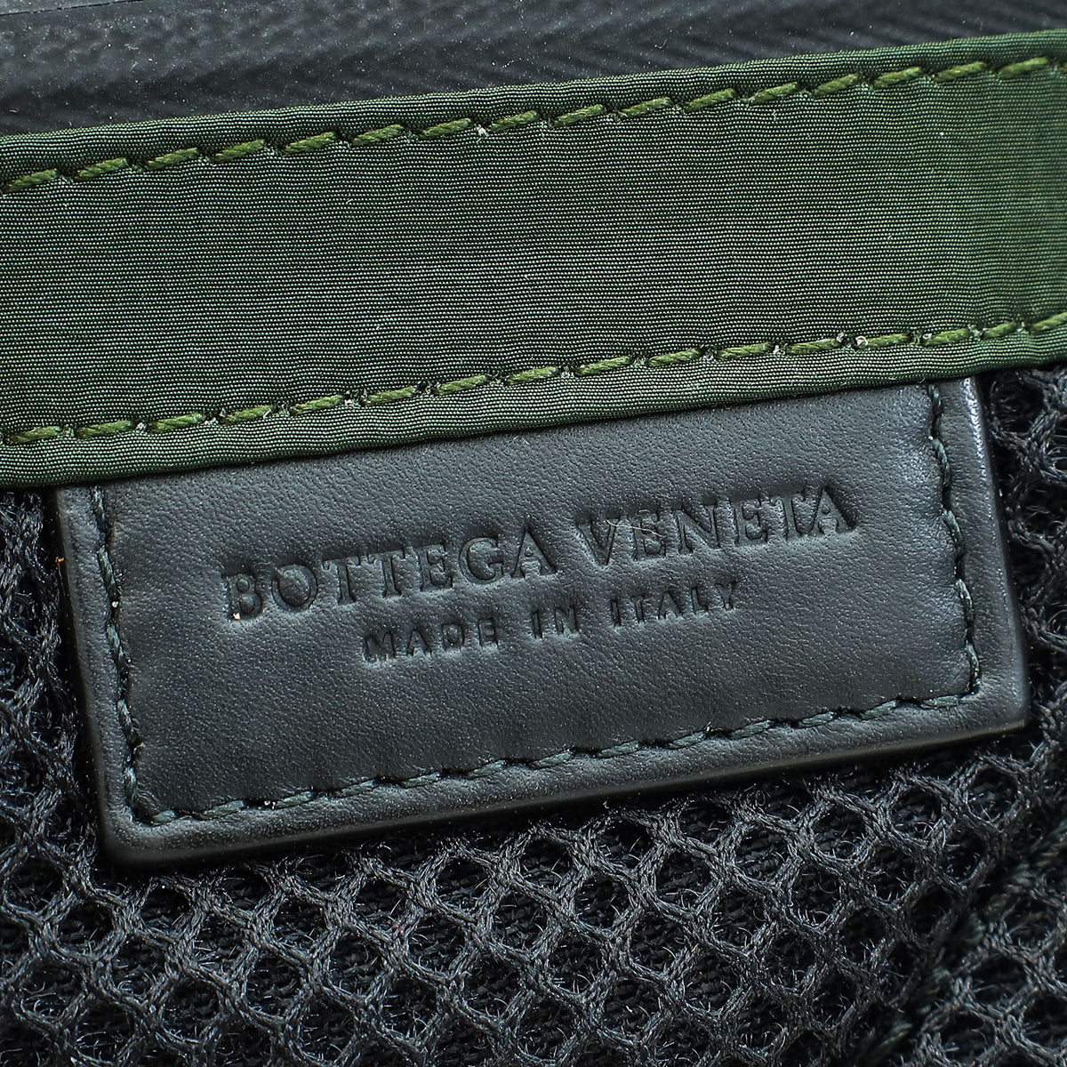 Bottega Veneta Bicolor Technical Nylon Mesh Belt Bag