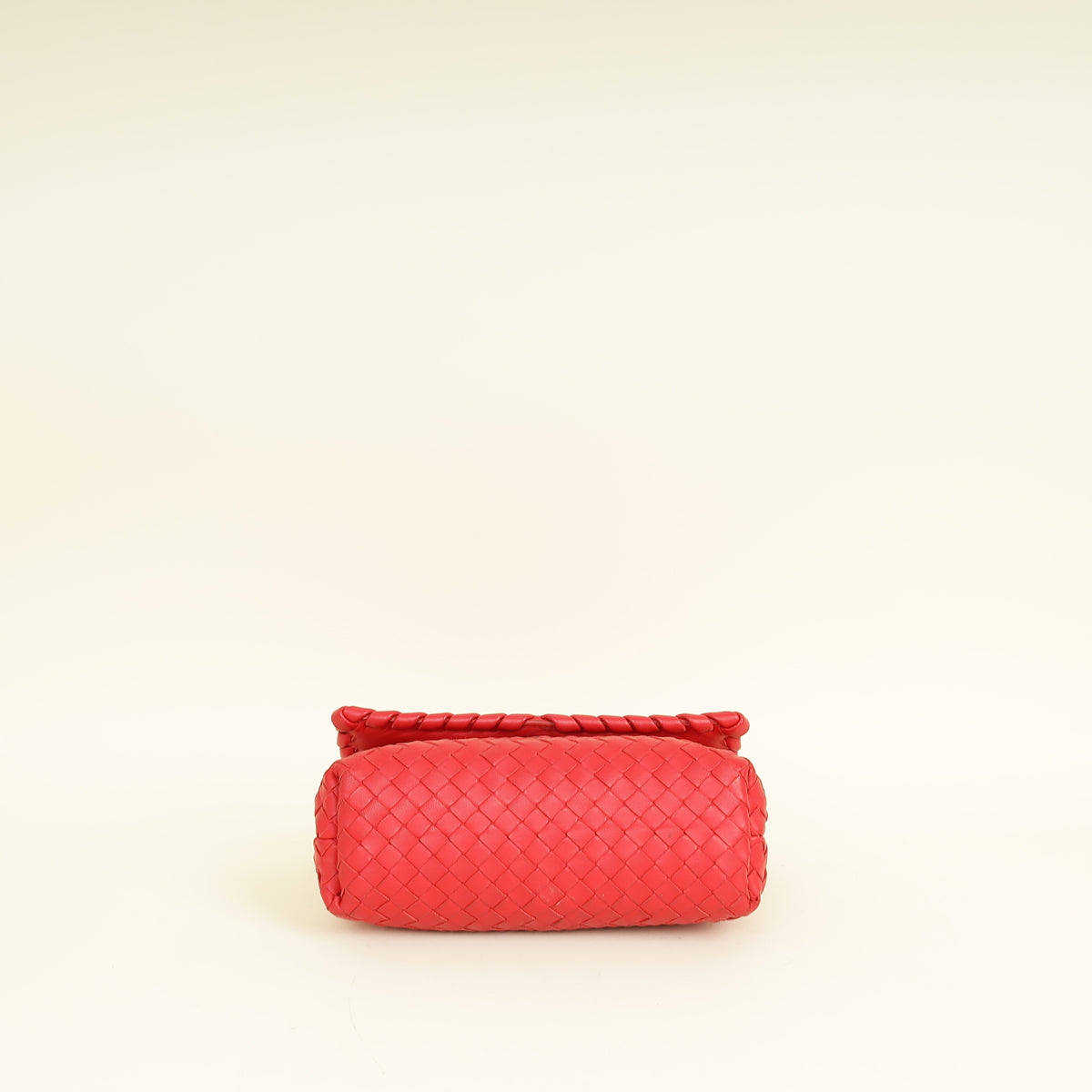 Bottega Veneta Red Intrecciato Olimpia Bag
