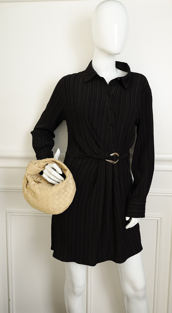 Bottega Veneta Beige Intrecciato Nappa Jodie Mini Bag