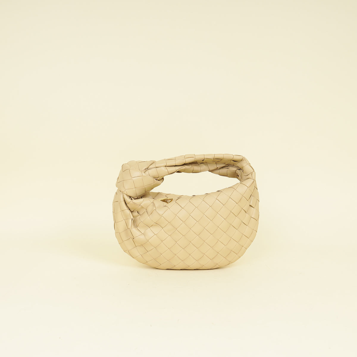 Bottega Veneta Beige Intrecciato Nappa Jodie Mini Bag