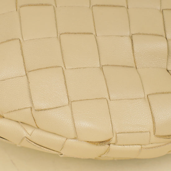 Bottega Veneta Beige Intrecciato Nappa Jodie Mini Bag