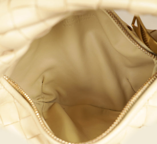 Bottega Veneta Beige Intrecciato Nappa Jodie Mini Bag