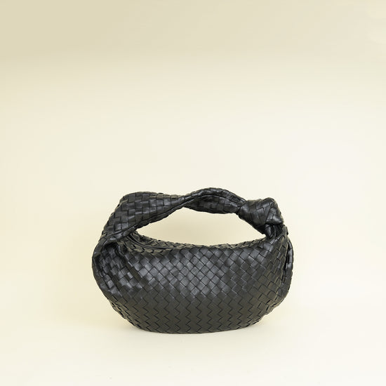 Bottega Veneta Black Intrecciato Nappa Classic Jodie Bag