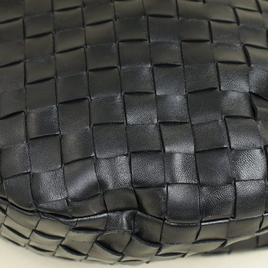Bottega Veneta Black Intrecciato Nappa Classic Jodie Bag