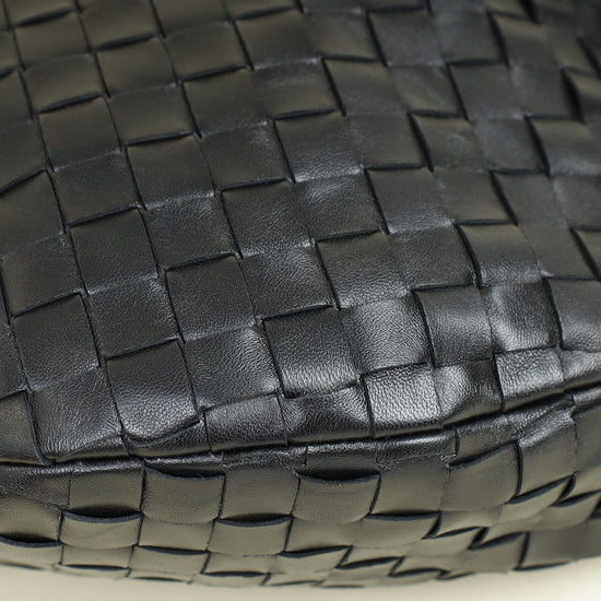 Bottega Veneta Black Intrecciato Nappa Classic Jodie Bag