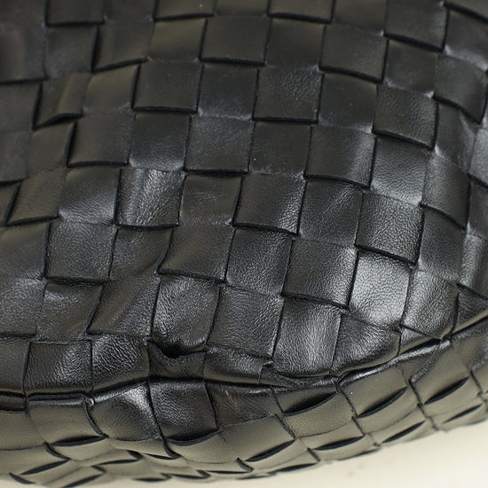 Bottega Veneta Black Intrecciato Nappa Classic Jodie Bag