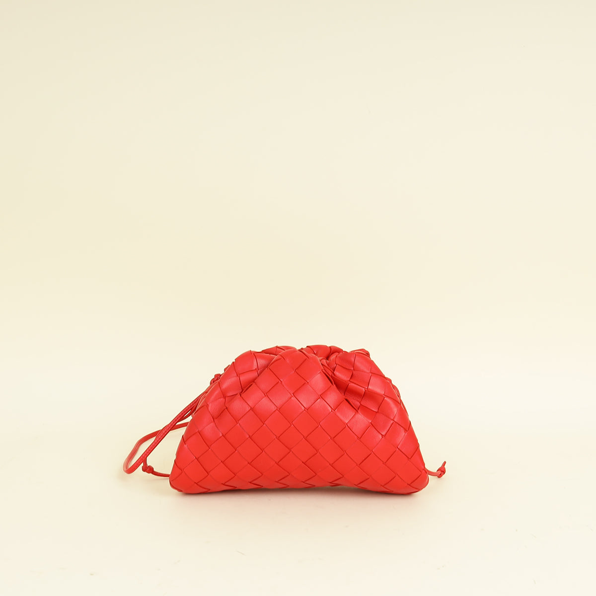 Bottega Veneta Red The Mini Pouch