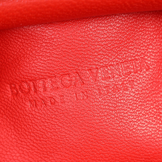 Bottega Veneta Red The Mini Pouch