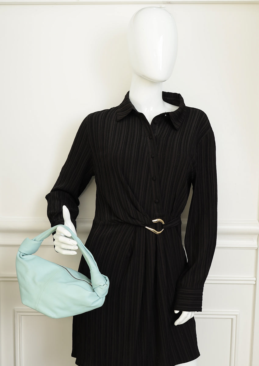 Bottega Veneta Light Blue Double Knot Mini Bag