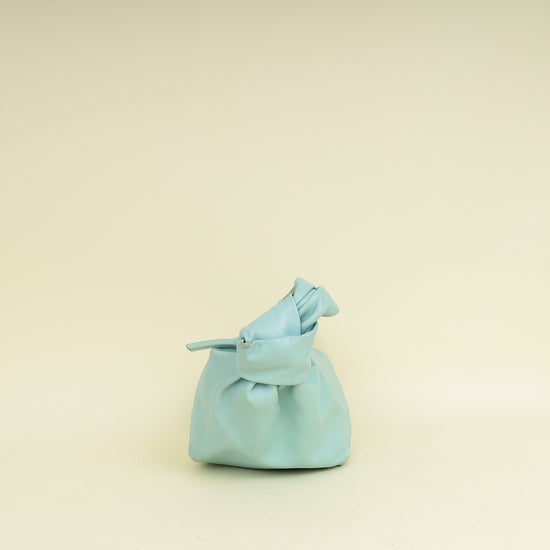 Bottega Veneta Light Blue Double Knot Mini Bag