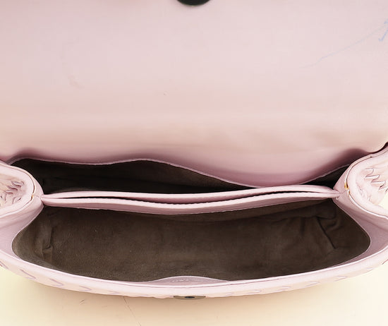 Bottega Veneta Pink Intrecciato Olimpia Baby Bag