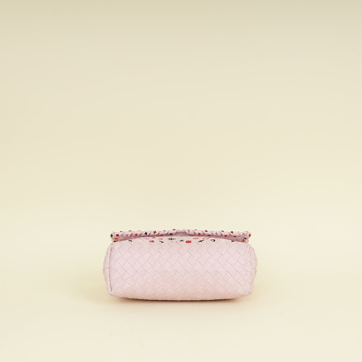 Bottega Veneta Pink Intrecciato Olimpia Baby Bag