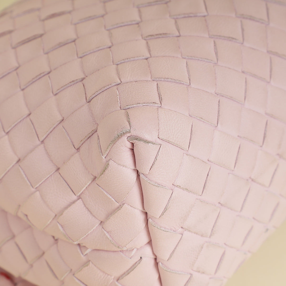 Bottega Veneta Pink Intrecciato Olimpia Baby Bag