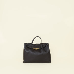 Bottega Veneta Chocolate Brown Andiamo Tote Bag