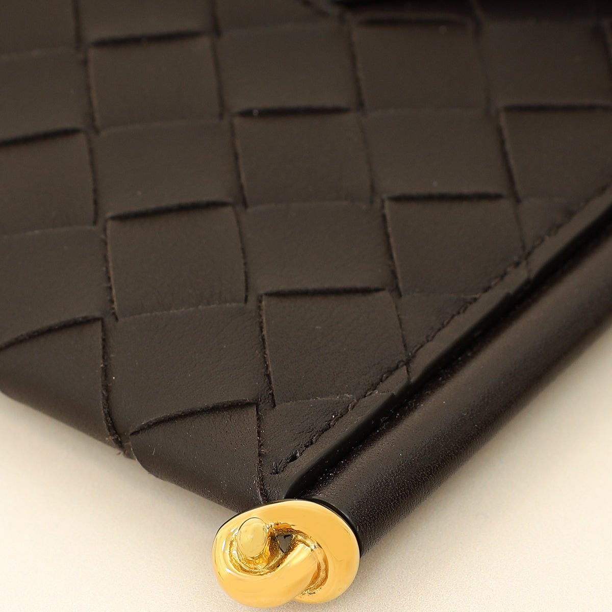 Bottega Veneta Fondant Intrecciato Solstice Phone Pouch-Bottega Veneta-THE CLOSET