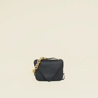 Bottega Veneta Black Mount Chain Envelope Crossbody Bag