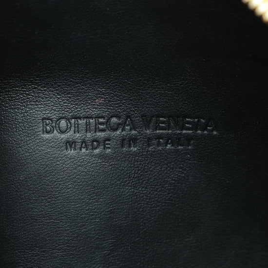 Bottega Veneta Gold Intrecciato Laminated Mini Loop Camera Crossbody Bag