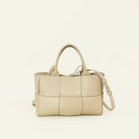 Bottega Veneta Beige Intrecciato Arco Mini Bag