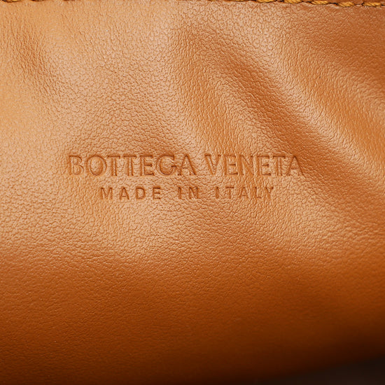 Bottega Veneta Brown Intrecciato Nappa Mini Wallace Bag-Bottega Veneta-THE CLOSET
