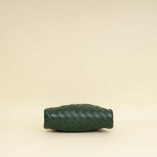 Bottega Veneta Raintree Intrecciato Mini Pouch-Bottega Veneta-THE CLOSET