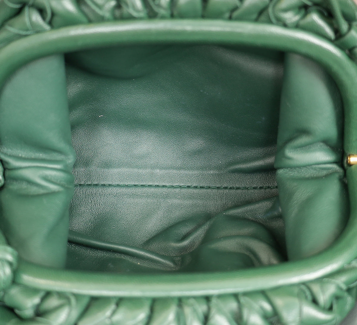 Bottega Veneta Raintree Intrecciato Mini Pouch-Bottega Veneta-THE CLOSET