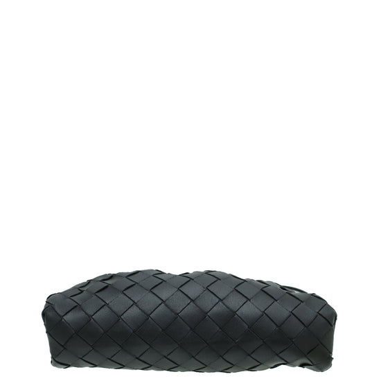 Bottega Veneta Black Intrecciato Nappa Mini Pouch Bag