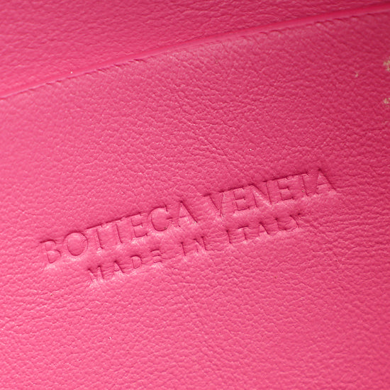 Bottega Veneta Azalea Metallic Intreccio Pouch