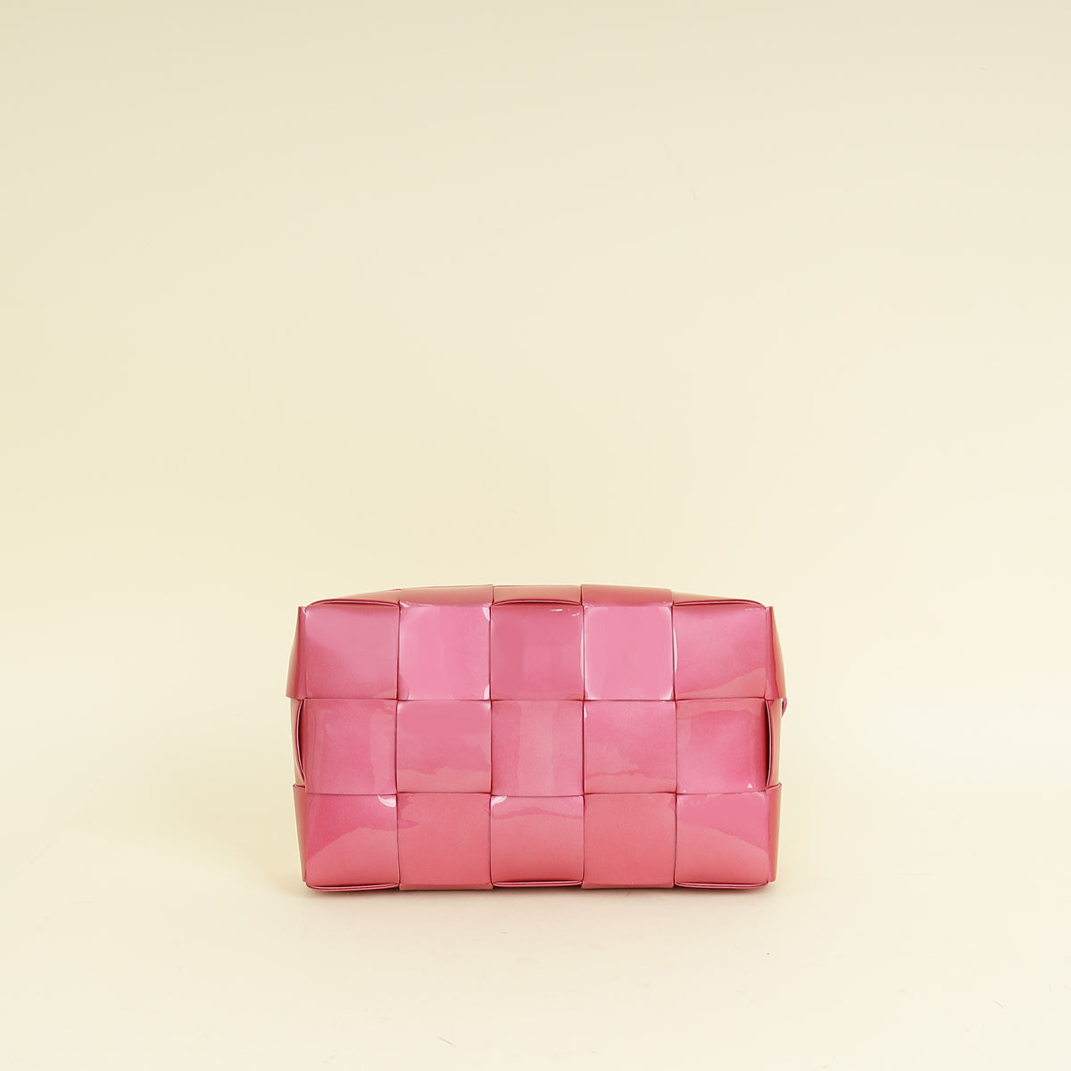 Bottega Veneta Azalea Metallic Intreccio Pouch