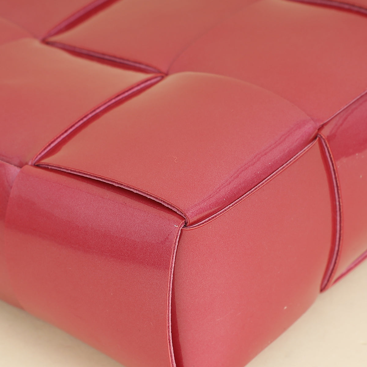 Bottega Veneta Azalea Metallic Intreccio Pouch