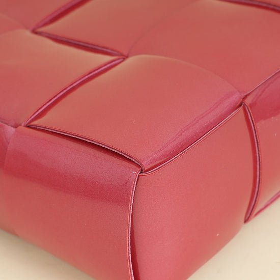 Bottega Veneta Azalea Metallic Intreccio Pouch