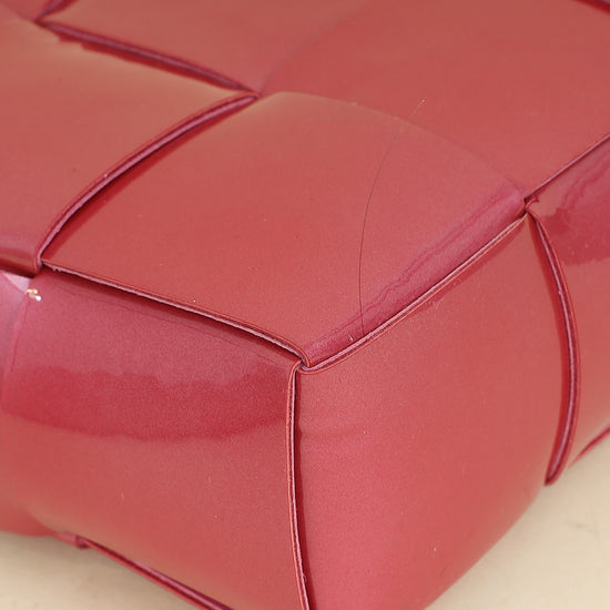 Bottega Veneta Azalea Metallic Intreccio Pouch