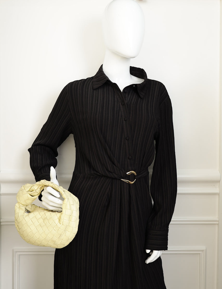Bottega Veneta Yellow Butter Intrecciato Jodie Mini Bag-Bottega Veneta-THE CLOSET