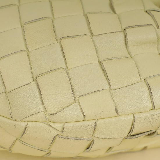 Bottega Veneta Yellow Butter Intrecciato Jodie Mini Bag-Bottega Veneta-THE CLOSET