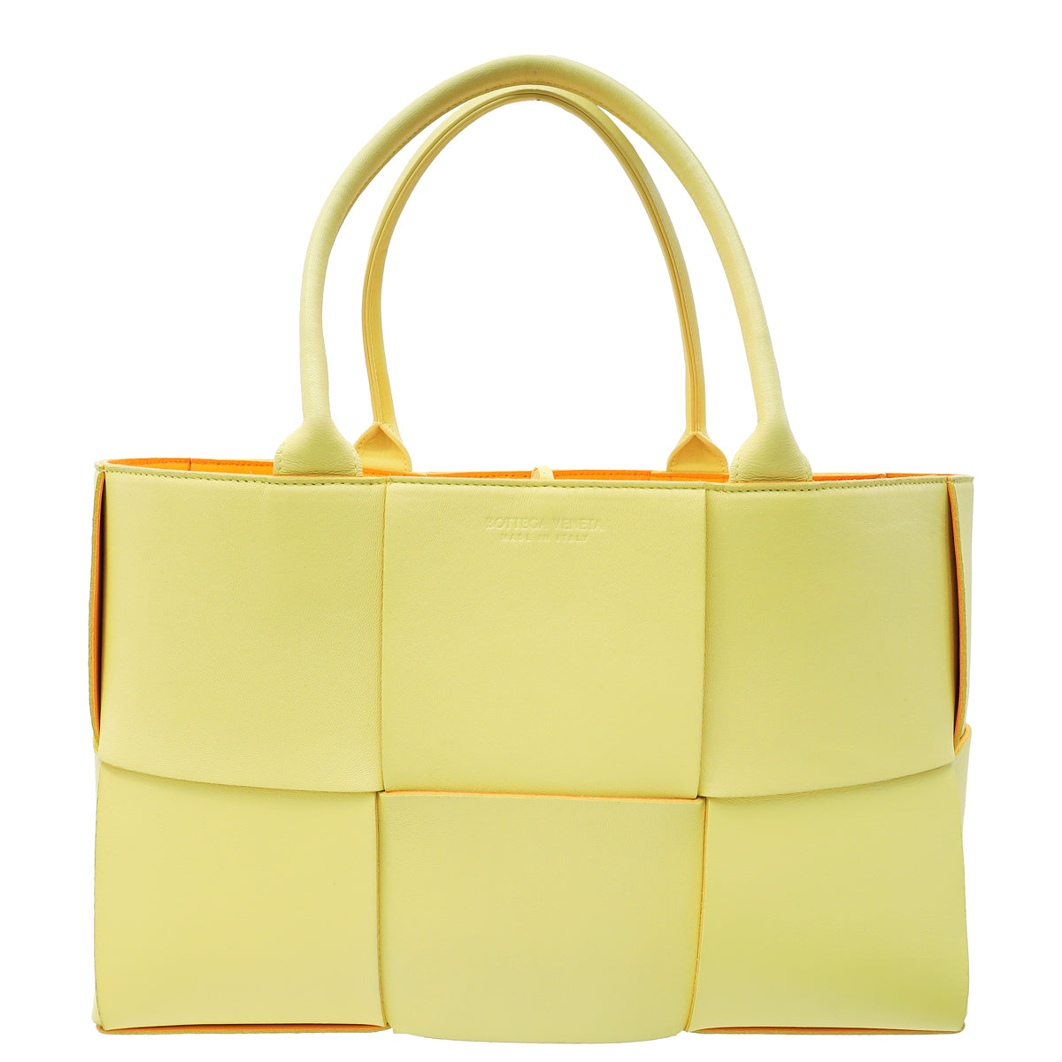 Bottega Veneta Bicolor Maxi Intrecciato Arco Tote Medium Bag-Bottega Veneta-THE CLOSET