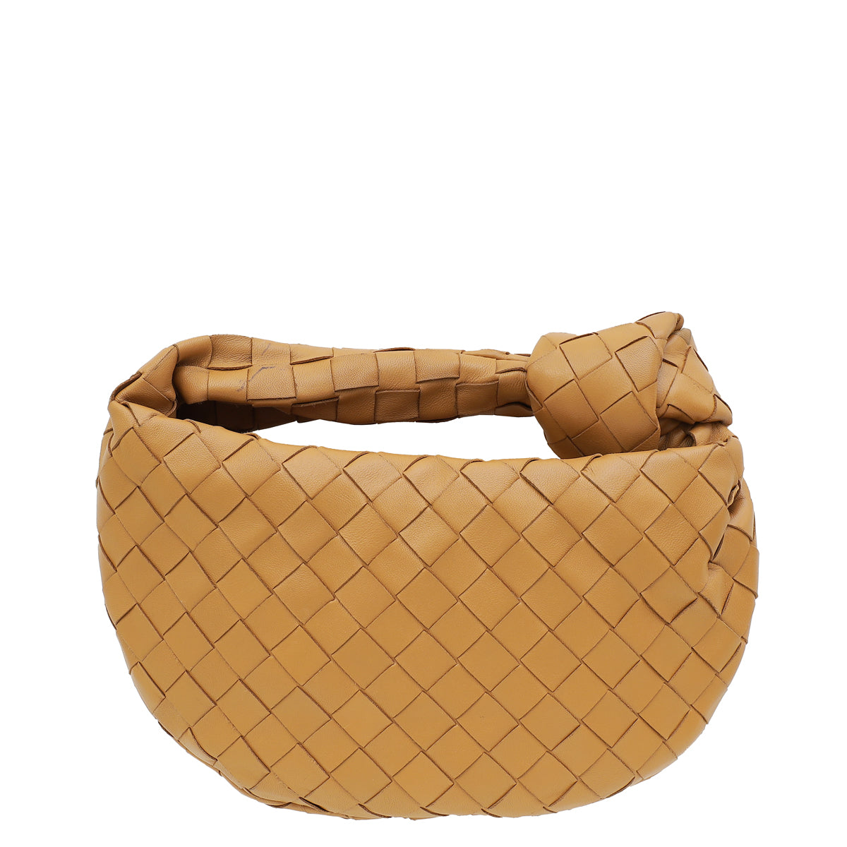 Bottega Veneta Caramel Intrecciato Nappa Mini Jodie Bag-Bottega Veneta-THE CLOSET
