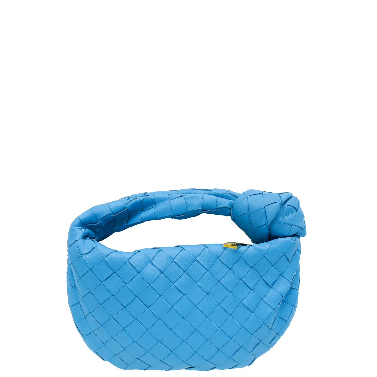 Bottega Veneta Blue Intrecciato Mini Jodie Bag-Bottega Veneta-THE CLOSET