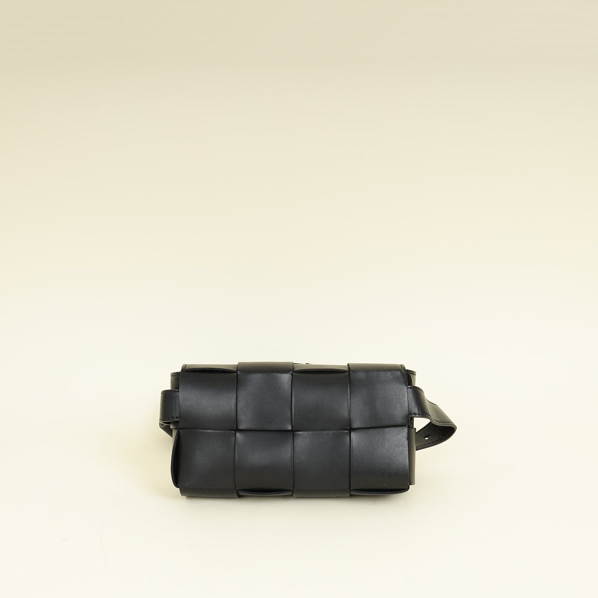 Bottega Veneta Black Cassette Small Convertible Belt Bag