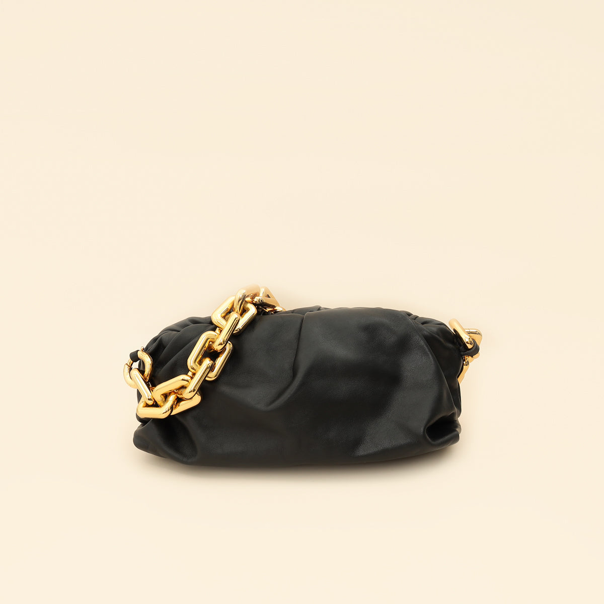 Bottega Veneta Black The Pouch Chain Bag-Bottega Veneta-THE CLOSET