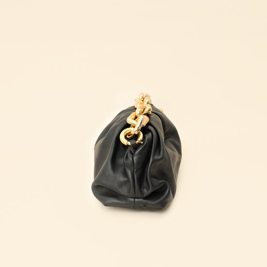 Bottega Veneta Black The Pouch Chain Bag-Bottega Veneta-THE CLOSET