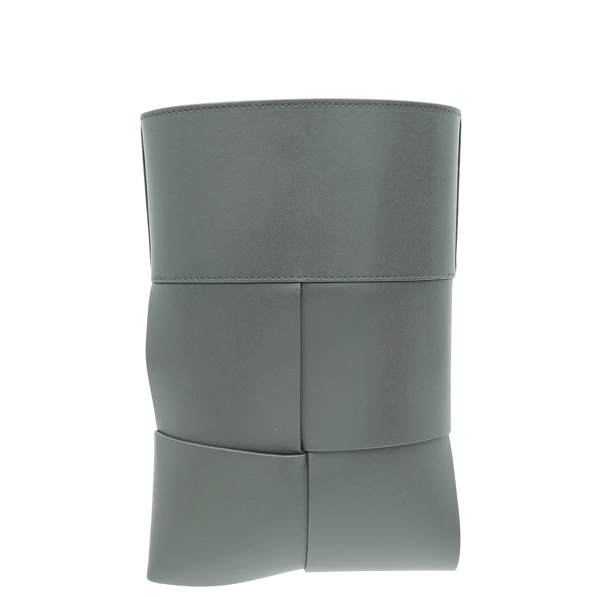 Bottega Veneta Grey Maxi Intrecciato Messenger Bag-Bottega Veneta-THE CLOSET