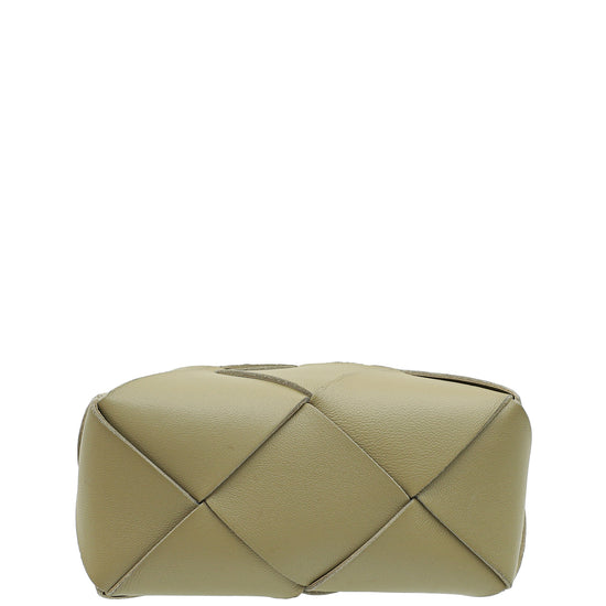 Bottega Veneta Travertine Intrecciato Nappa Cassette Camera Small Bag-Bottega Veneta-THE CLOSET
